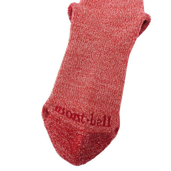 montbell merino wool walking socks women's red m (23-25cm) 1118425