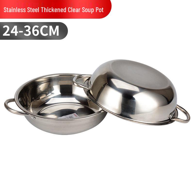 Stainless Steel Induction Hot Pot & Soup Basin for Restaurants