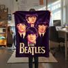 1PC Band Print FlAannel Blanket, High quality Comfortable for All Seasons, Home Decor, Warmth and Comfort