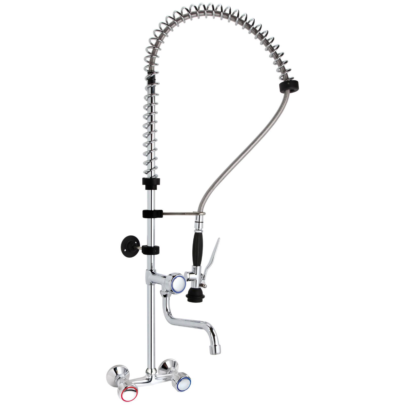 Kitchen tap with spout and shower