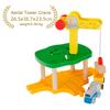Wooden Track Accessories All Kinds Construction Tower Crane Toys Magnetic Building Compatible with All Brands Wooden Track Toys