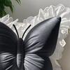 Yousheng Butterfly Throw Pillow Decorative Butterfly Pillow with Lace Trim Princess Style Stuffed Pillow for Living Room Bedroom Sofa Home Decor