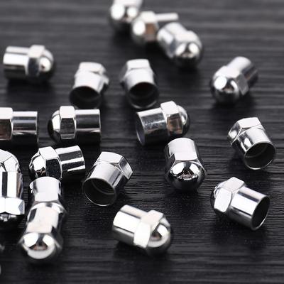 50 Peças Tampas de Pressão de Ar para Pneus de Carro Tampa de Haste de Válvula de Pneu de Roda de Carro Plástico Cromado Acessórios de Pneu Tampa Universal Hermética