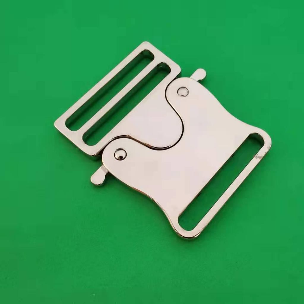Ultra-Thin All-Metal Zinc Alloy Buckle for Easy Belt Removal