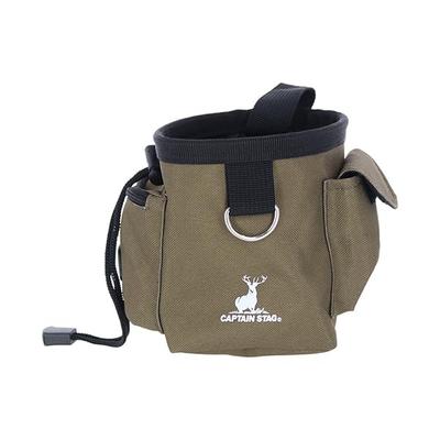 CAPTAIN STAG Bolsa de Cintura para Caminhada Perfeita para Cães Pequenos de Exterior e Viagem, Raças, Passeios, Parques, Acampamento, Atividades, Glamping, (Caqui)