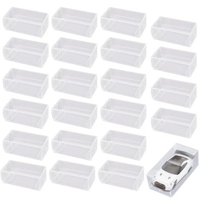 Nullie Mini Auto Klarsichthülle 120-teiliges Set Display Aufbewahrung Sammlung Aufbewahrungskoffer (3.0 x 4.0 x 8.2 cm)