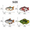 Hanging Lure Fishing Wipe Cloth Absorbent Fish Shaped Towel Fishing Hand Towel  Outdoor,Kitchen Etc