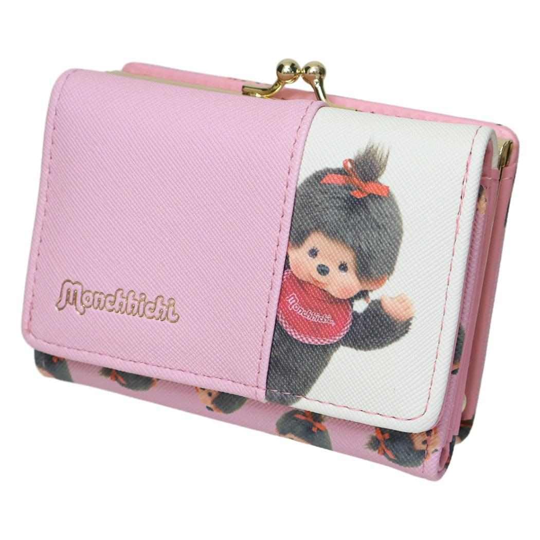 Aldi Clasp Wallet Pink Monchhichi-chan MO2-2PK