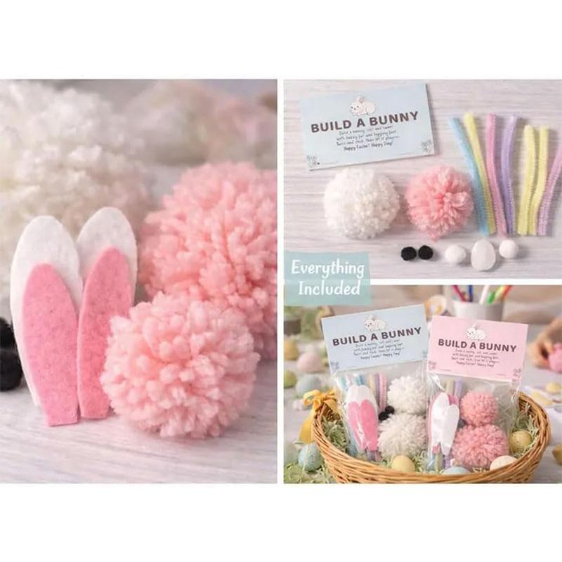 Bunny Easter Craft Kit For Kids Easter Egg Fillers, Easter Basket Stuffers For Kids Pcs Mini Easter Plush Bunny Stuffed Animals
