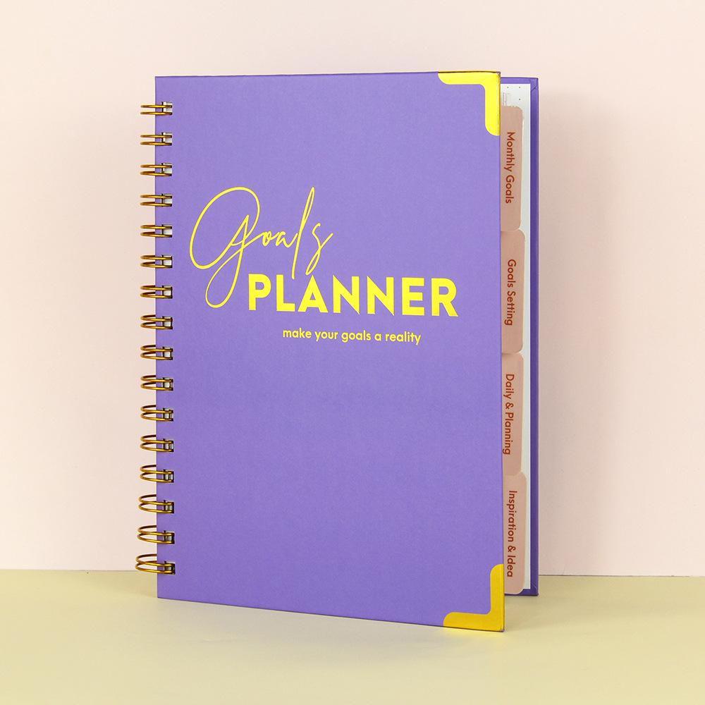 Trend Hot Simple 2026 Schedule This Planner Notebook Coil This English Version of The Weekly Plan This Goal Plan