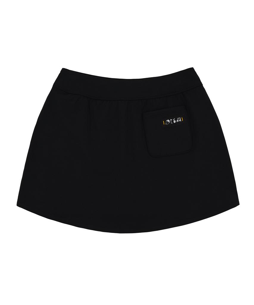 UPPERSTROP GOLF [Upw3045] Upst Golf Plain Skirt Black