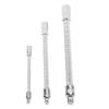 3pcs Flexible Extension Bar Shaft Set Stainless Steel Bendable Flexible Socket Extension Bar for Repairing Tool