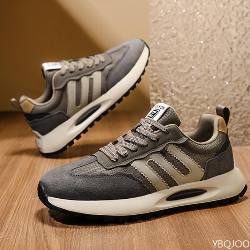 

Men s shoes spring new retro running casual shoes for teenagers thick soled non slip simple comfortable shoes for sports 44 зелёный