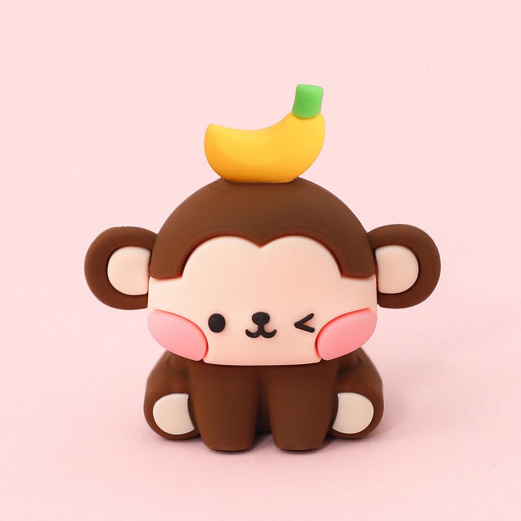 Jungle Safari Animal Cake Toppers with Elephant Giraffe Lion Monkey for Jungle Themed Party Baby Showers Kids Birthday Party