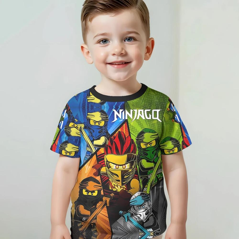 Male Outdoor Clothes for Cartoon Game Children Boy Girl Child T-Shirt Top Shirts