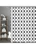 Clover Continuous Decorative Pattern Shower Curtain, Bathroom Decorative Shower Curtain, Waterproof Shower Curtain with Hooks