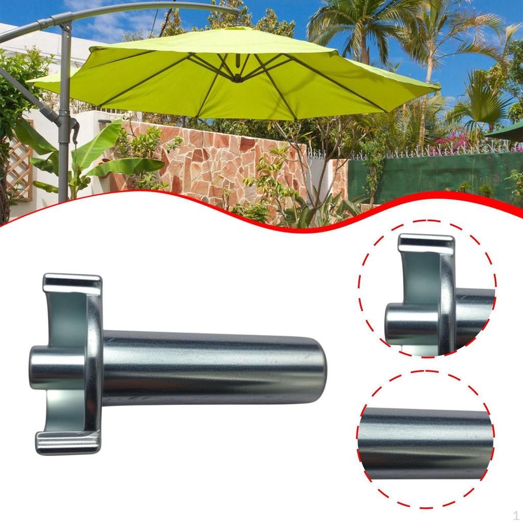 Patio Umbrella Crank Shaft Outdoor Accessory Lightweight Parasols Part Replacement Metal