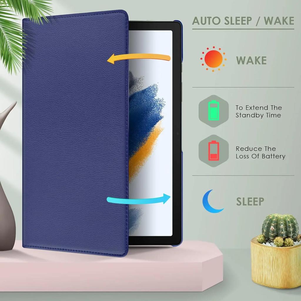 360 Rotating Case for Samsung Galaxy Tab A11 A9+Plus 11 SM-X210 X215 5G Tablet Cover Tab A8 10.5 X200 A7 Lite 8.7 T220 X110 Case