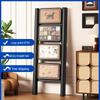 Retro Lightweight Telescopic A-Frame Household Ladder - Multifunctional, Portable, Indoor Step Ladder