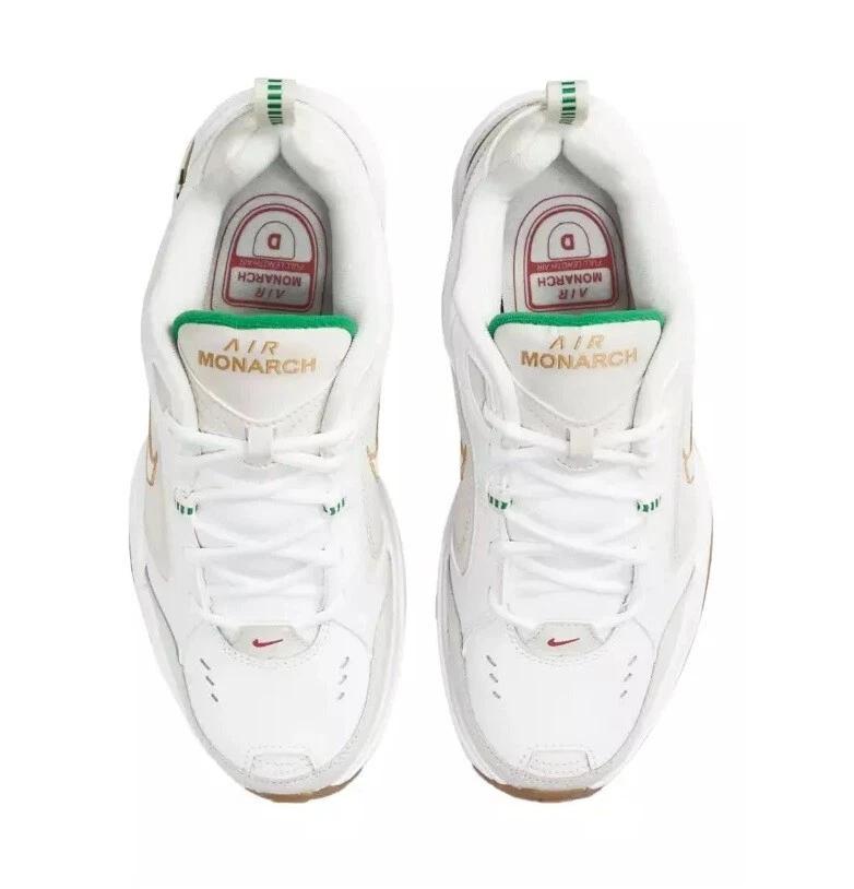 Nike Air Monarch IV Beyaz Şanslı Yeşil Altın - 415445-103