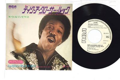 7palcová deska WILSON PICKETT - Take A Closer Look At The Woman You SS2314PROMO RCA 1973 Japonsko Soul/Funk Použitá