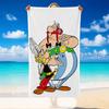 Asciugamano da Spiaggia Asciugatura Rapida Motivo Asterix e Obelix, Asciugamano Leggero Assorbente per Piscina Spiaggia Vacanze