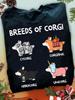 Funny Breeds Of Corgi Corgi T Shirt - Funny Corgi Lover Shirt, Corgi Lover, Corgi Dog, Cute Corgi, Corgi Gift Tee, Corgi Dog Shirt