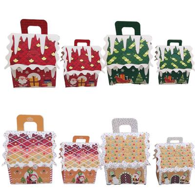 Christmas Candy Gift Box: Large and Small Igloo Paper Boxes for Parties and Christmas Eve
