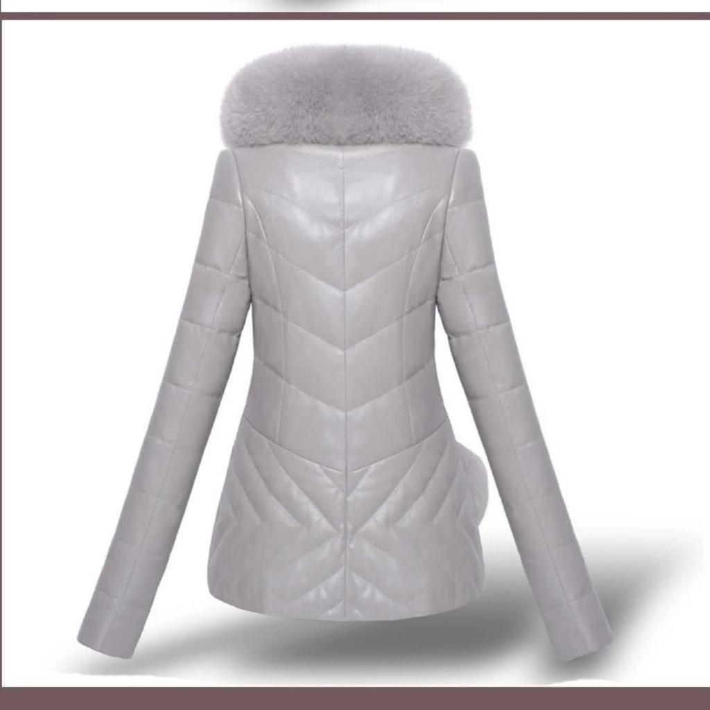 Women Winter Casual Warm Parka Jacket Solid Outwear Coat Fur Overcoat