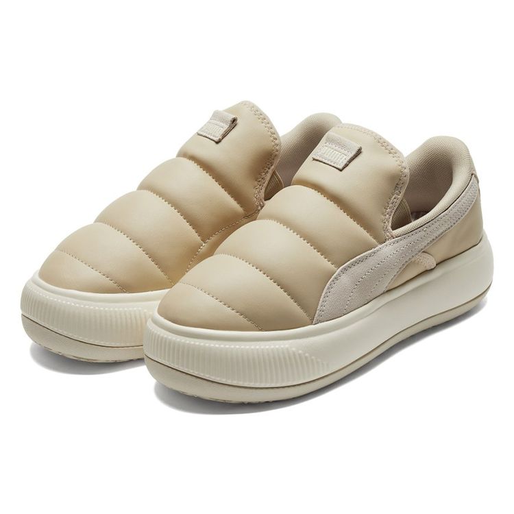 Puma Adidași Casual Suede Mayu Slip-On Femei Adidași Alb Murdar 383827-02