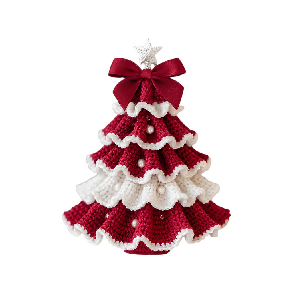 DIY Crochet Christmas Tree Kit  Handmade Holiday Decoration Set