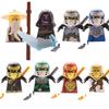 8ks/Sada Anime Ninja Figurky Morro Nadakhan Lloyd Kai Jay Zane Cole Nya Stavební Kostky Mini Akční Figurky Cihličky Hračky Dárek