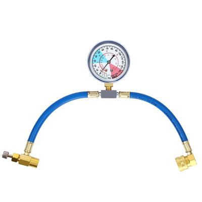 R134A Air Conditioner Gas Charging Hose with Meter, Gas Charge, Compatible with Air Conditioner Gas In Japan (Style 1)