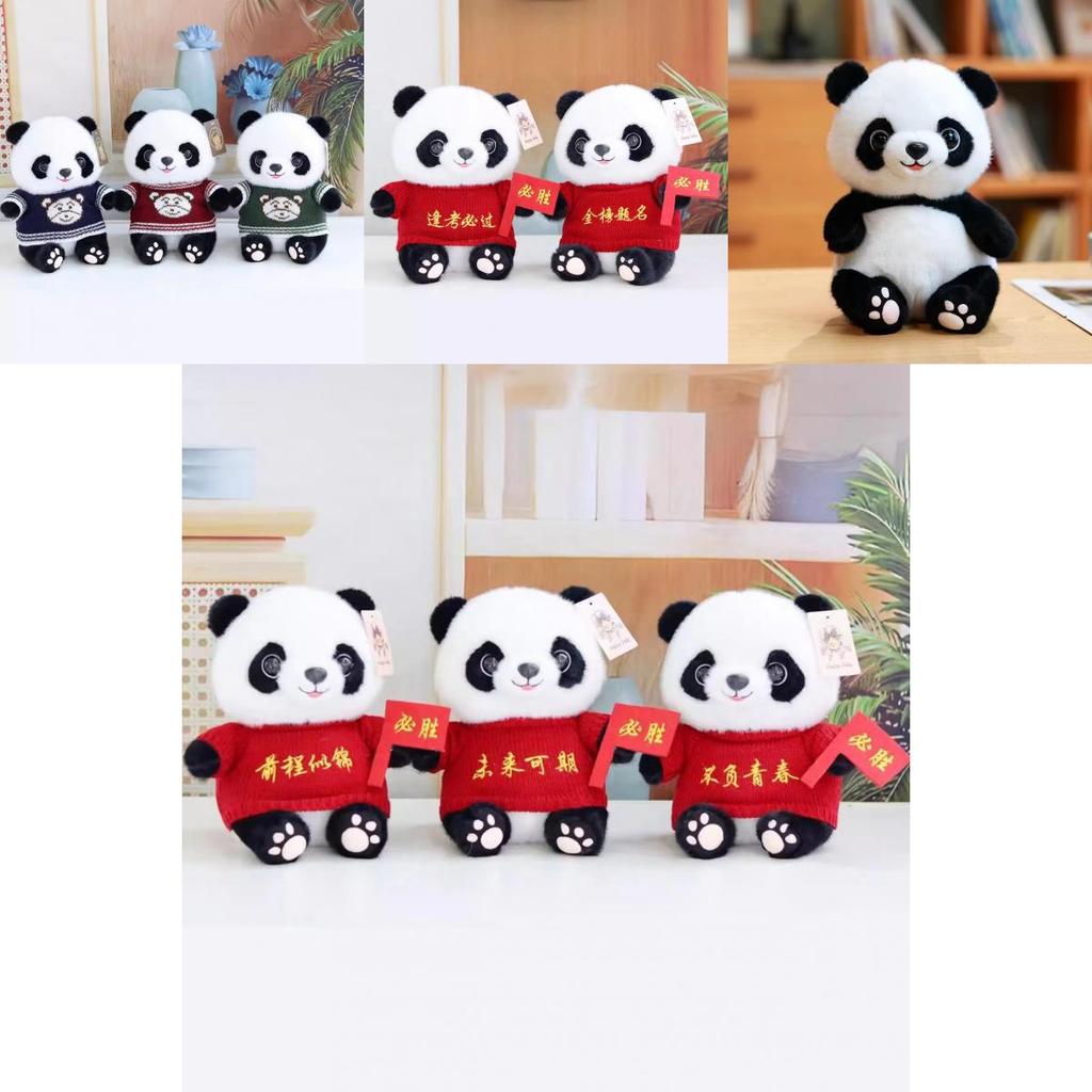 Charmantes 8-Zoll Realistisches Panda Plüschtier Perfektes Kindertagsgeschenk Souvenir
