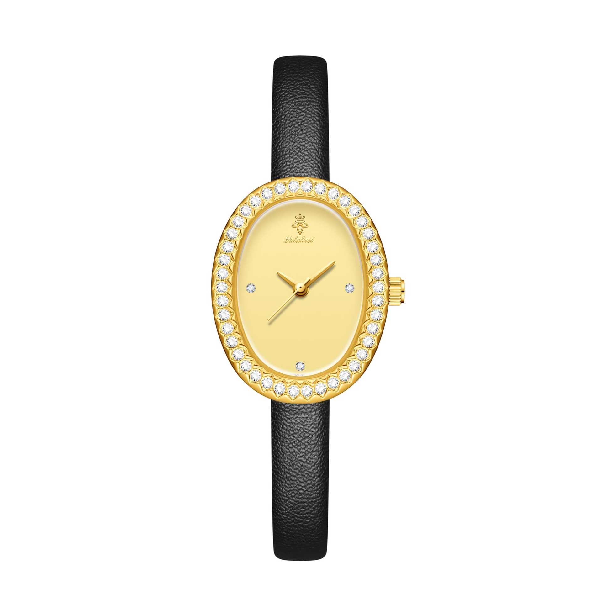 Diamond Watch Ladies Fashion Watch Femininity Small Dial Wind Leather Strap Ladies Watch