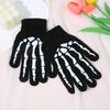 Luminous Glow-in-the-Dark Skeleton Knitted Gloves for Halloween and Outdoor Cycling