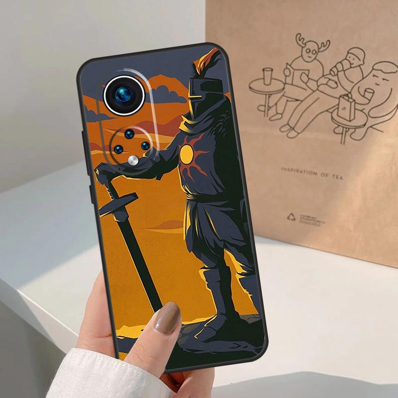 Praise the Sun Dark Souls For Huawei P20 P30 P40 P60 Pro P Smart Nova 9 5T Honor 70 90 50 Magic5 Lite X7a X9a X8a Case