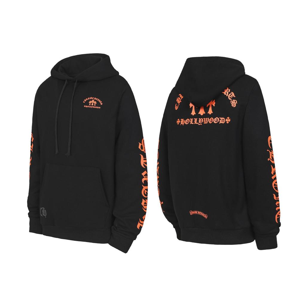 Unisex Autumn/Winter Horseshoe Hoodie with Sanskrit Print - European & American Trend