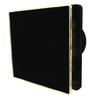 LED Bathroom Fan Glass NORTADA HOKURO HOK 100 Black