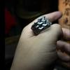 Anillo Abierto Ajustable Hombres Mujeres Vintage Armadura Arma Inspirado Geométrico Chapado Dedo