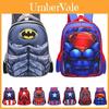 Mochila Escolar 3D Homem-Aranha Batman Capitão América Infantil Para Meninos Crianças