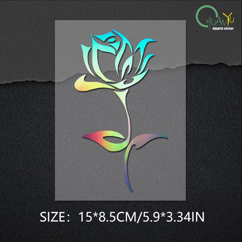 Beautiful A Rose Dead Vinyl Decal Car Sticker Water-Repellent Auto Decors For Truck Bumper Rear Window Laptop Premium