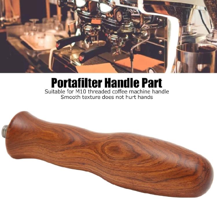Professional Portafilter Wooden Handle With M10 Thread Coffee Filter Handle Accessory Universal Coffee Handle Enduring