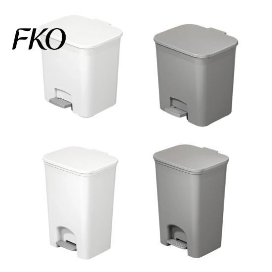 Kitchen Trash Can Slim Can, with Pedal Step Design, Touchless Odor Proof Wastebasket, Bathroom Garbage Bin Narrow Waste Basket, for Toilet Office