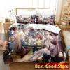Heaven Burns Red Anime Printed Bed Set Duvet Cover Pillowcase Bedding Set Bed Linen Sheet Quilt Cover Full Queen King Size
