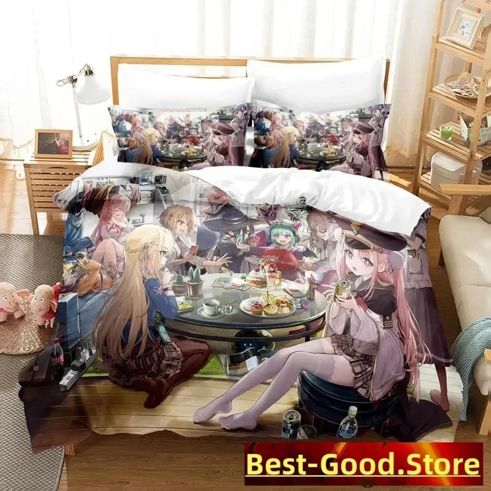 Heaven Burns Red Anime Printed Bed Set Duvet Cover Pillowcase Bedding Set Bed Linen Sheet Quilt Cover Full Queen King Size