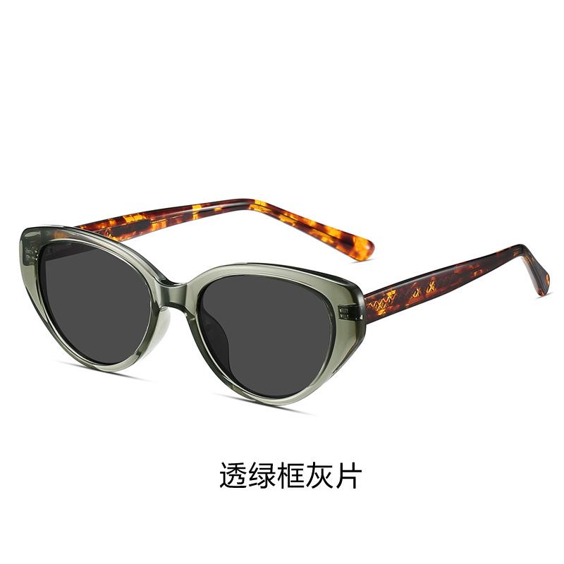 European and American high-end fashion pin glasses legs sunglasses men's trendy cool sunscreen polarized sunglasses women's Internet celebrity glasses