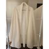 KIMONO MODERNWhite cardigan wool