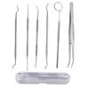 Stainless Steel 6-Piece Oral Care Set: Teeth Cleaning & Tartar Removal Tools