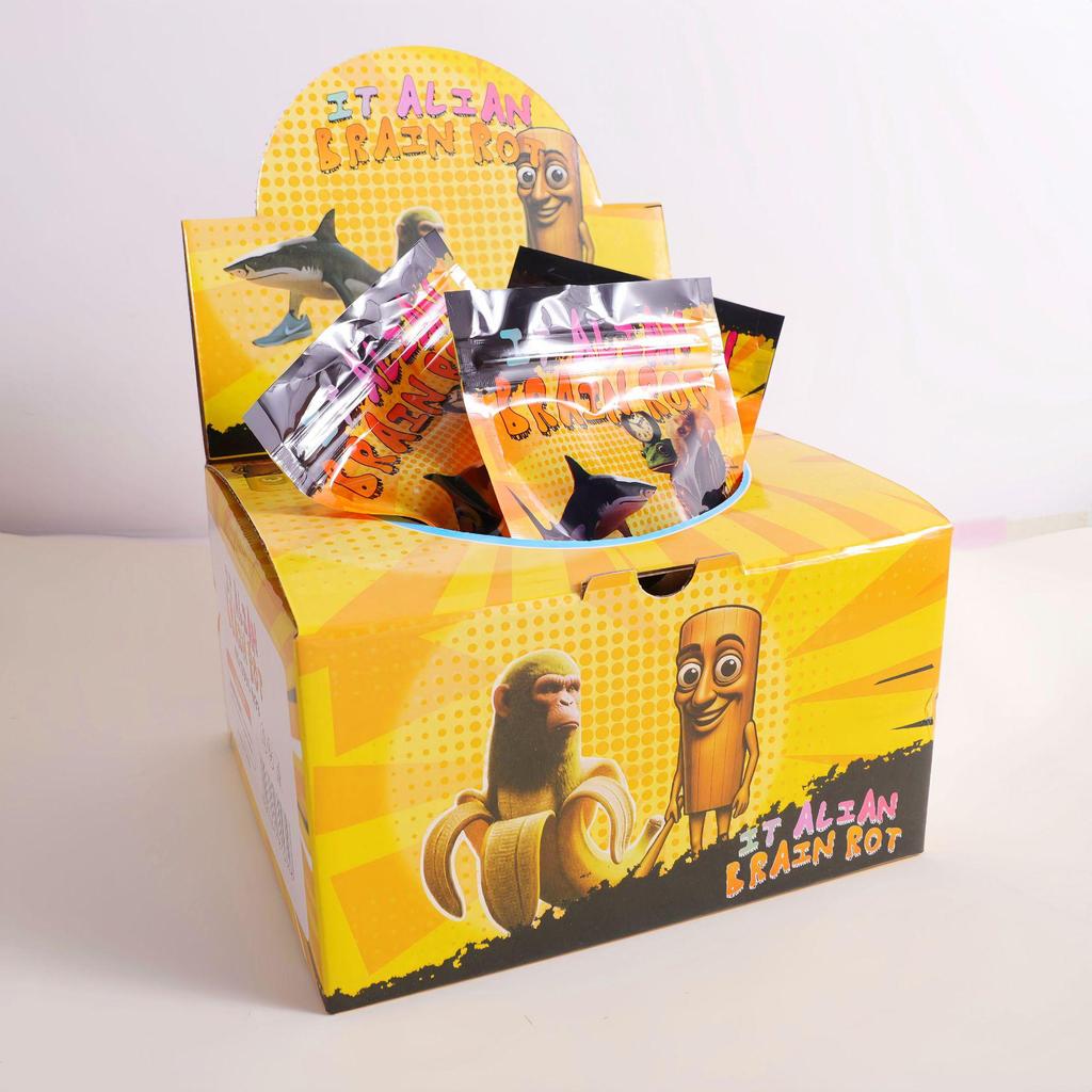 Sahur Stickman Cross-border Hot-selling Shan Hai Jing Pendant Blind Box Keychain